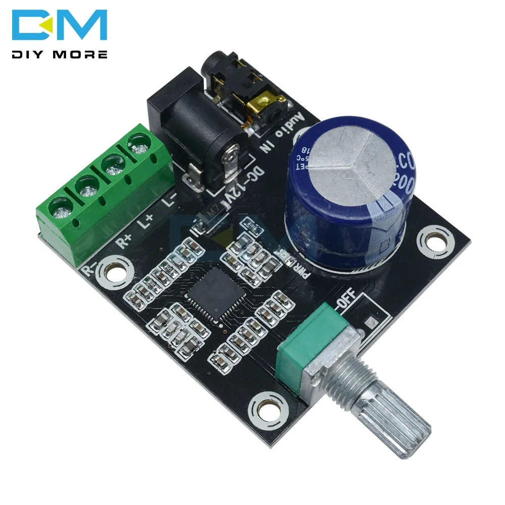 Super Slim 2x15W PAM8610 DC 12 В 20 мА цифровой двойной усилитель мощности плата драйвера