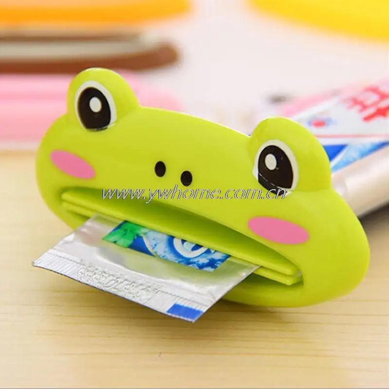2 PC Creative Cartoon Cute Animal Multifunction Plastic Toothpaste Squeezer Toothbrush Holder Bathroom Dispenser Squeezing Tools | Дом и сад
