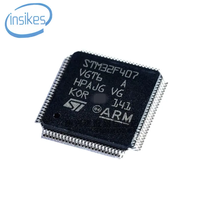 Микрокомпьютер STM32F407VGT6 Встроенный микрокомпьютер микроконтроллер IC 32 бит LQFP