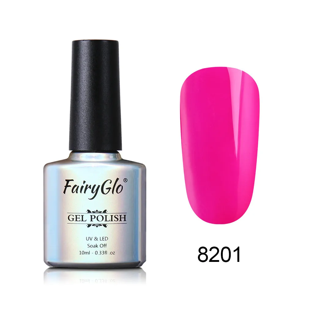 8201 FairyGlo 10 мл светящийся Гель-лак для ногтей светится в темноте флуоресцентный неоновый Гель-лак замачиваемый лак для ногтей Esmalte для ногтей - Цвет: 8201
