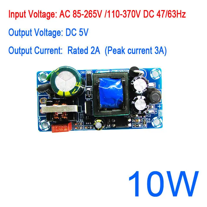 

DYKB 10W AC-DC Converter module AC 110V 220V 120v 230v to 5V 2A 3A DC Switching Power Supply Low ripple power board