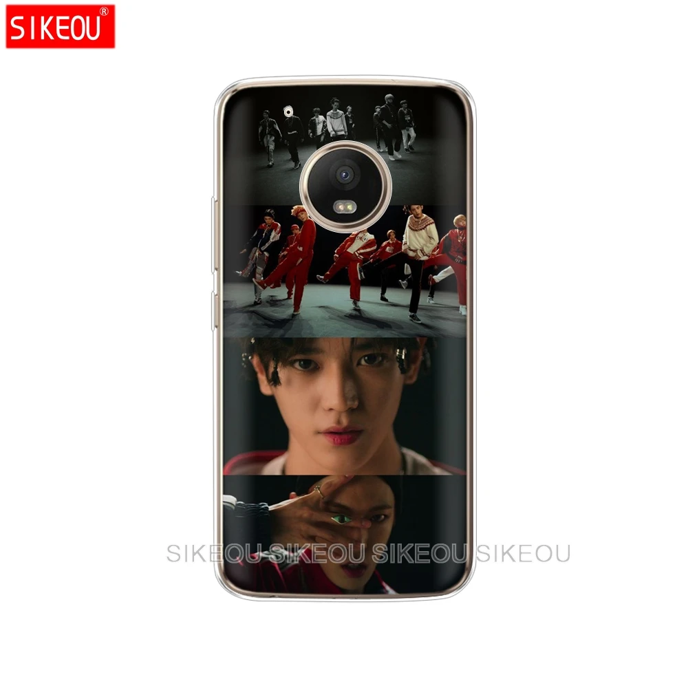 Силиконовый чехол для телефона Motorola Moto G6 G5 G5S Z2 Z3 PLAY PLUS X4 E4 E5 C NCT 127 Kpop Boys|Бамперы| |