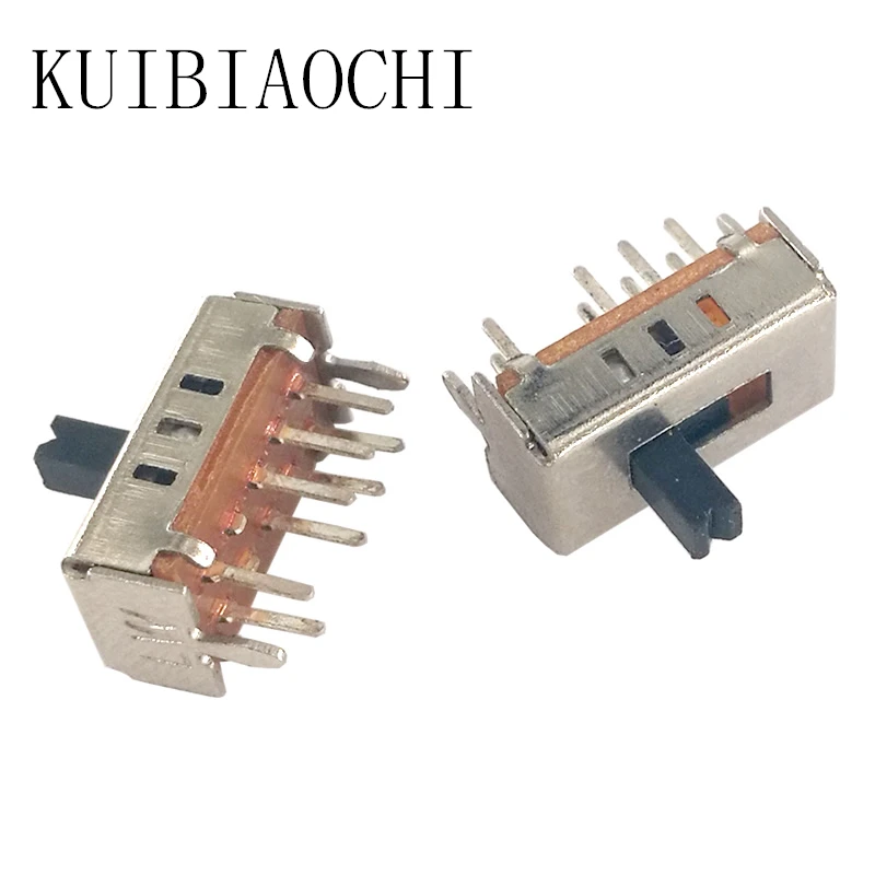 25 шт. микро ползунковый переключатель 3 позиции 8 контактов 2P3T вкл. ВЫКЛ.