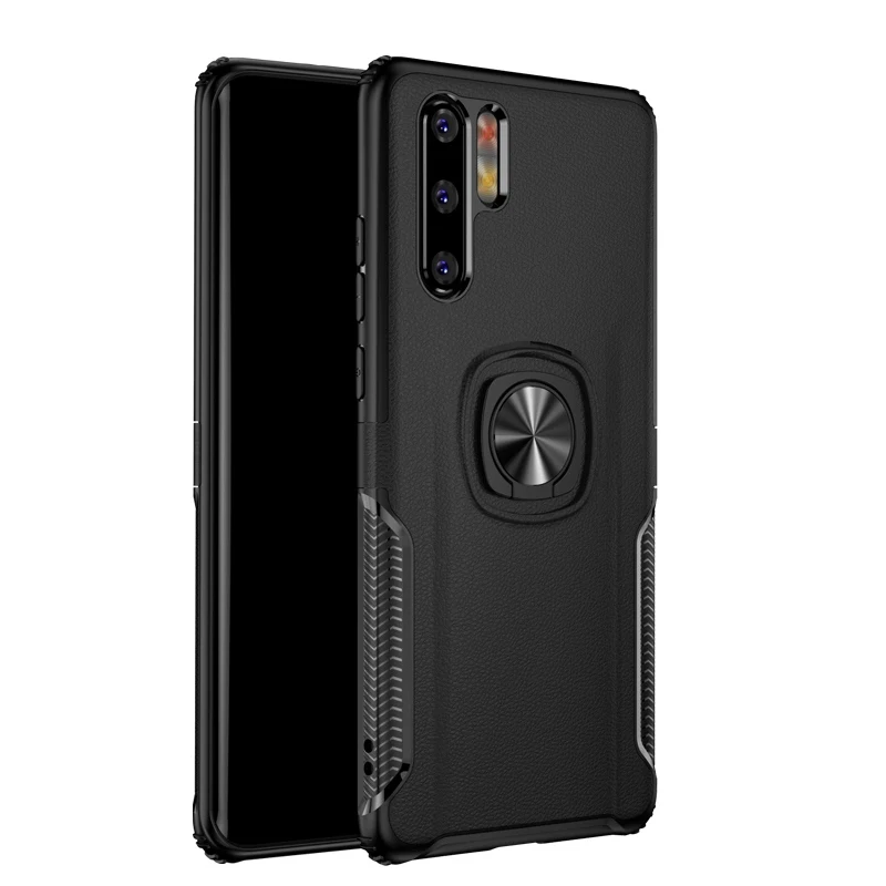 Для huawei P30 Pro Чехол автомобильный держатель металлическое кольцо Силиконовая