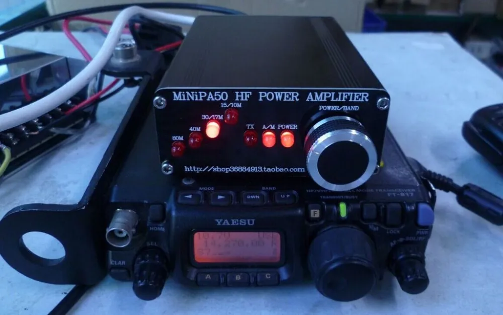 Усилитель мощности HF MiNiPA50 для YASEU FT-817 ICOM IC-703 eleccraft KX3 QRP