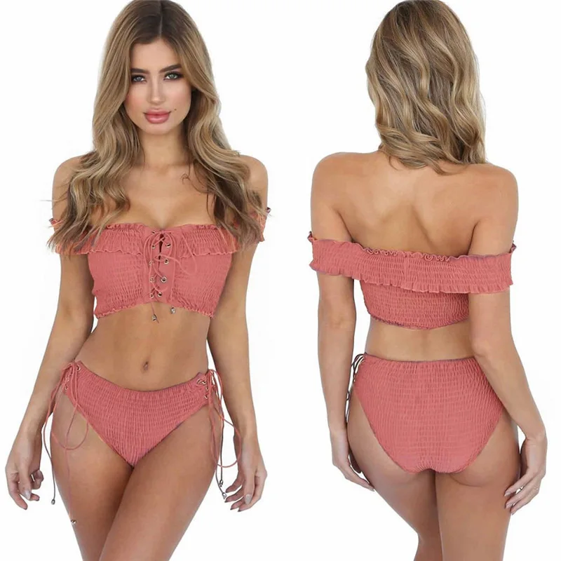 Сексуальный купальник-бикини пуш-ап женский купальник бикини для женщин mujer