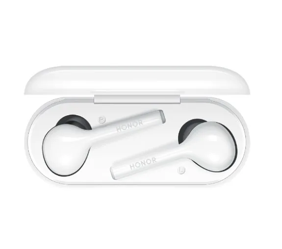 White Оригинальные новые беспроводные наушники Honor Flypods Lite, Hi-Fi, водонепроницаемые, IP54, управление нажатием, Беспроводная зарядка, Bluetooth 4,2, гарнитура - Цвет: White
