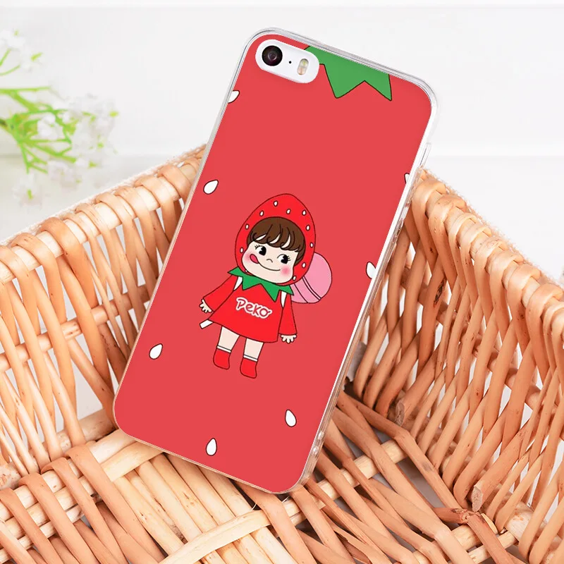 Чехол Fujiya для iphone 13 7 6 X молочный Пеко Чан оболочка чехол телефона 8 6S Plus 10 5