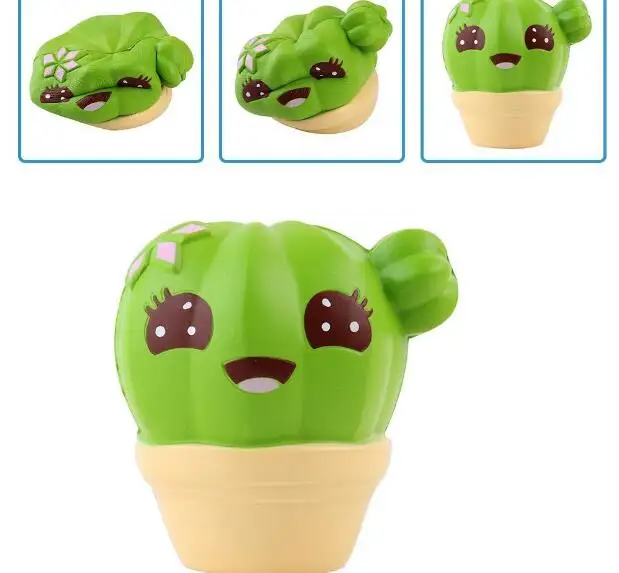 Creative Mini Cactus Cream Scented Squishy Slow Rising Squeeze Strap Kids Christmas Toy Children Baby Toys New | Игрушки и хобби
