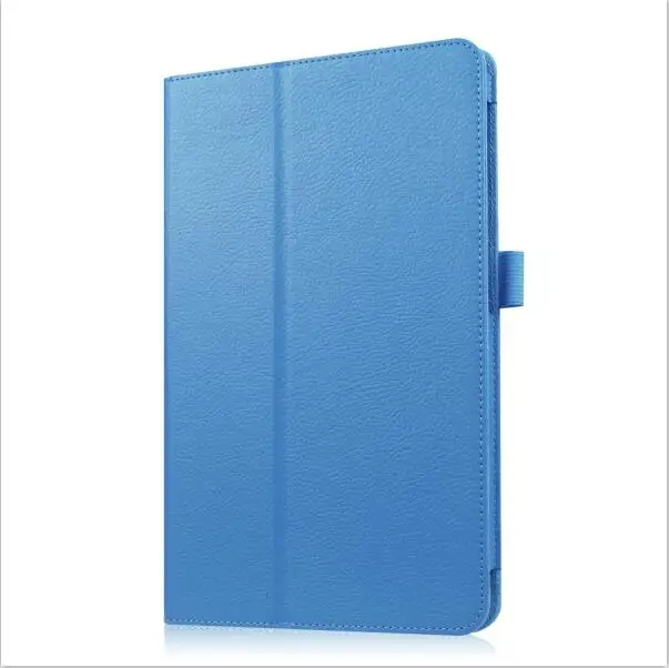 Sky Blue Тонкий раскладной чехол с откидной крышкой и с подставкой из искусственной кожи чехол для Samsung Galaxy Tab A A6 10,1 T585 T580 SM-T580 T580N Funda чехлы - Цвет: Sky Blue