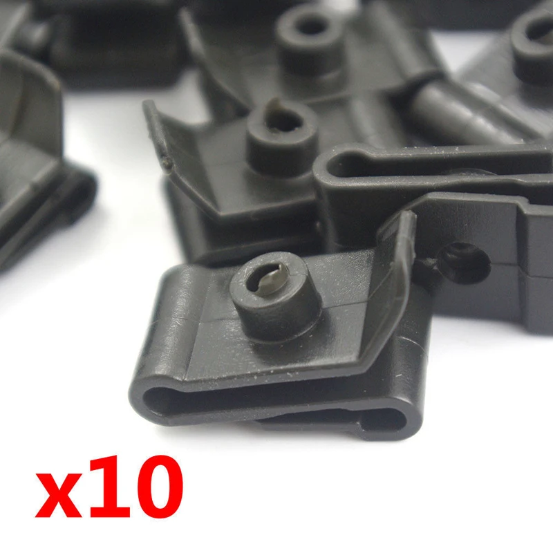 

JX-LCLYL 10 шт. бамперное крыло нейлон Скоба u-образной гайка #12 M5.5 9046705114 для Toyota Lexus