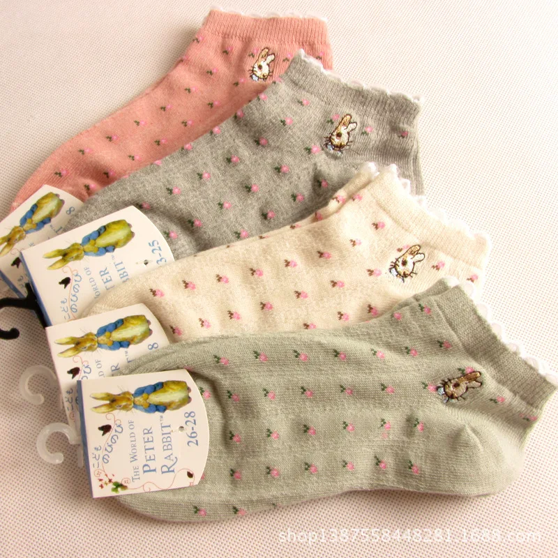 10 Пар/лот Новой весны и лета женщин носки Питер вышивка небольшой Suihua женские