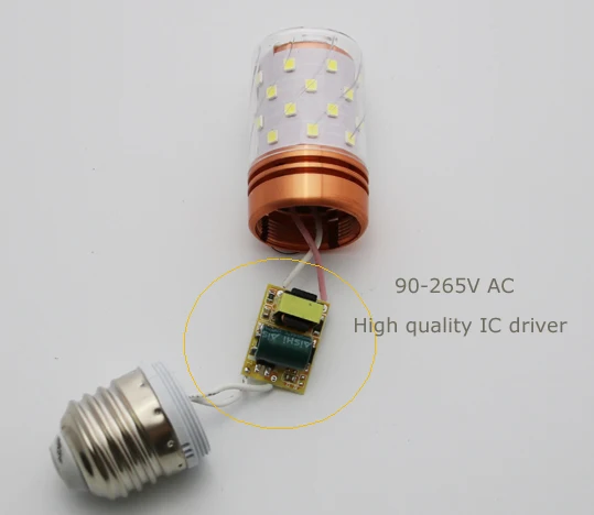 

PRODEM BRAND 100 PACK mini 120-240V aluminum 8W 12W 16W led corn bulb E27 screw CE ROHS 2 year warranty DHL shipping