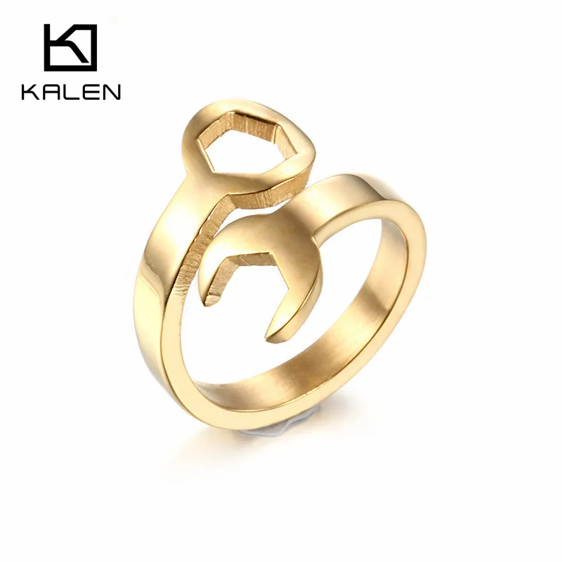 Недорогие кольца производства фирмы Kalen гаечные для женщин размер 6 7 8 9