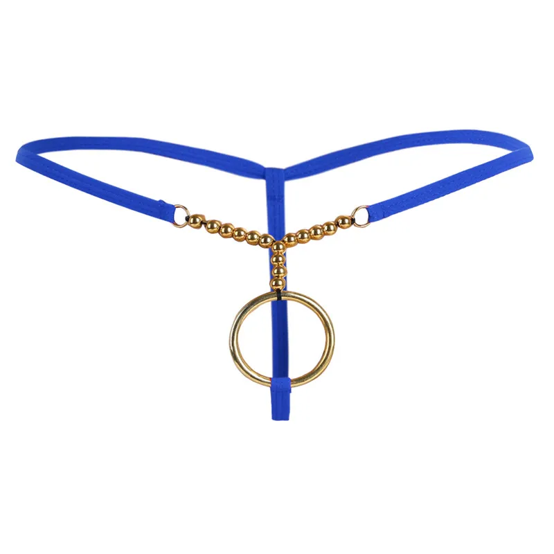 Мужские бриджи MSemis с круглыми кольцами стринги отверстием для пениса бикини в