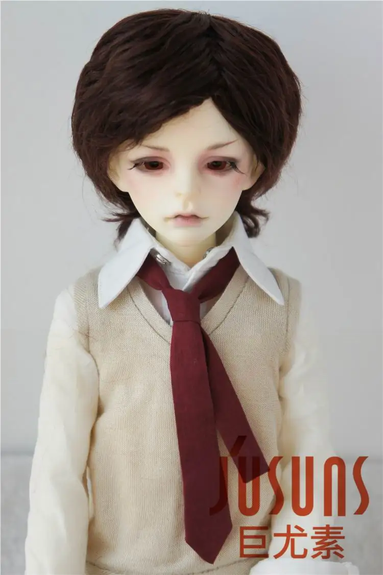 JD213 1/6 1/4 1/3 Fashion Mohair doll wigs Short Boyish BJD Wigs 6-7inch 7-8inch 8-9inch toy hair accessories | Игрушки и хобби