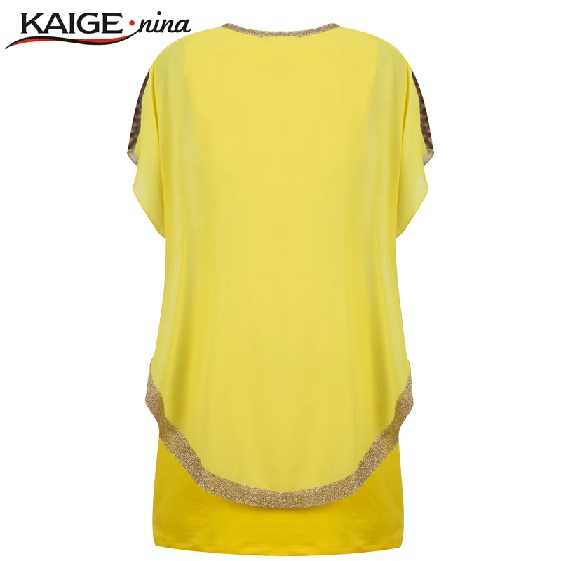 Женское шифоновое платье с круглым вырезом KAIGE NINA повседневное мини коротким