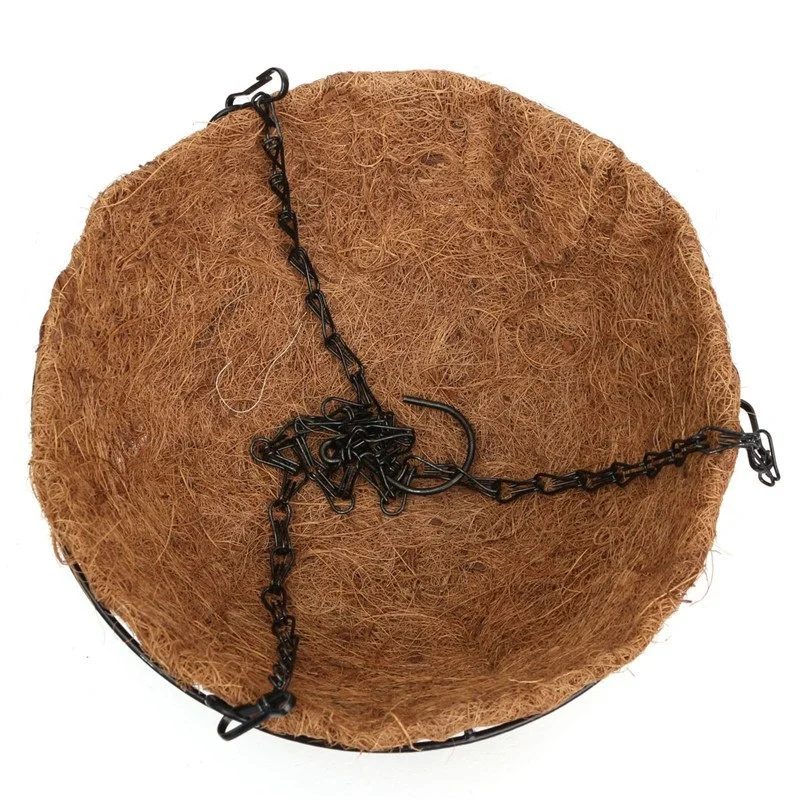 Двухкомпонентный кокосовый полукруглый цветочный горшок подвесные горшки из