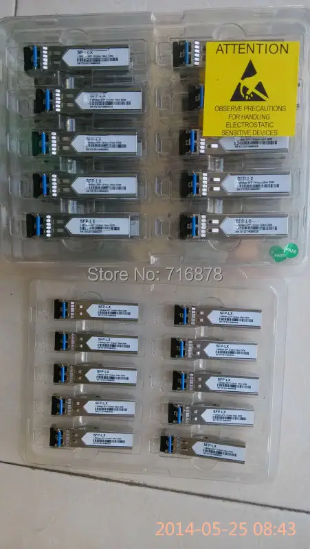 SFP 1.25G 10KM LC коннектор 1000BASE LX/LH трансивер 1310 нм 10 км с DDM 3 года гарантии|connector brass|connector