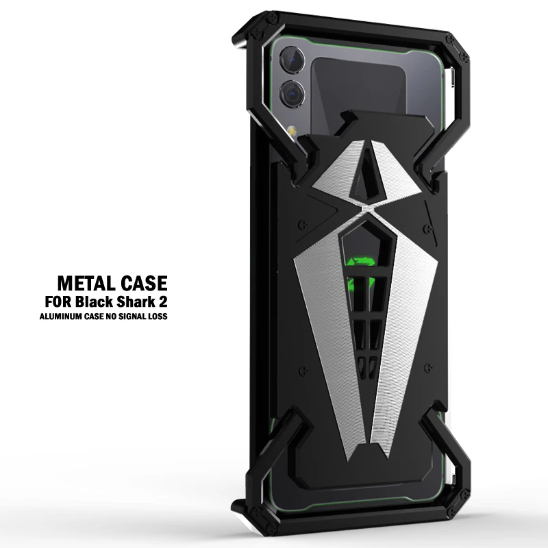 ADKO Shockproof Armor Metal Back Case For Xiaomi Black Shark 1 2 Helo Aluminum Sword Thor Cover Blackshark Pro |