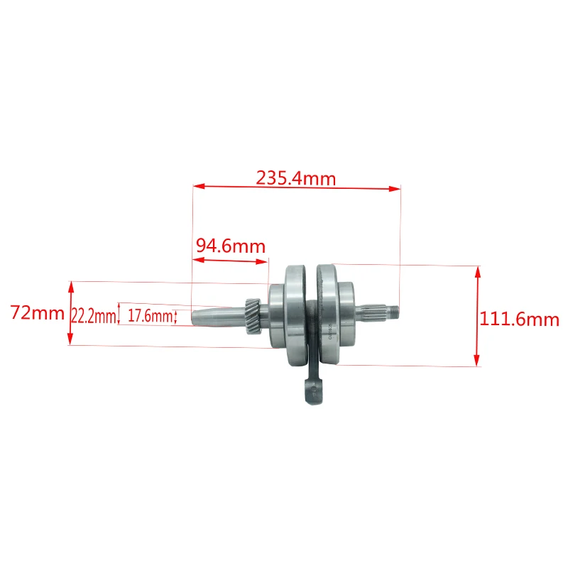 ATV PIT Dirt Bike Buggy 250cc CG250 коленчатый вал для Zongshen Loncin Lifan watre охлаждающий двигатель 2QZ