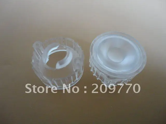 Оптовая продажа светодиодные линзы 20 мм вогнутые с песчаной поверхностью 25