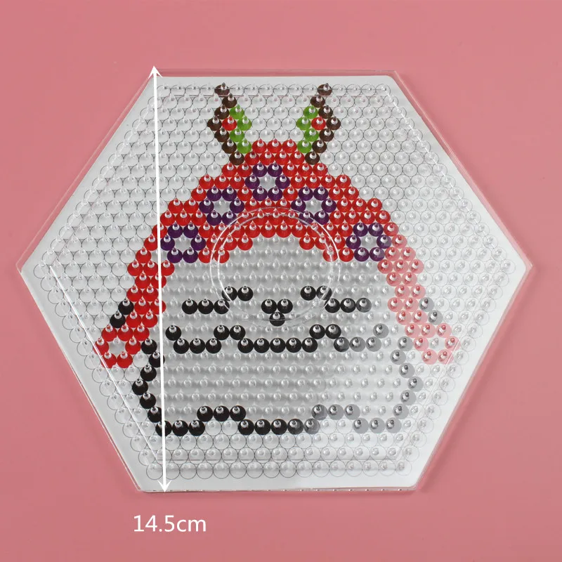 5 мм бусины Хама Обучающие 3D Пазлы Perler Beads Pegboard головоломки игрушки прозрачные