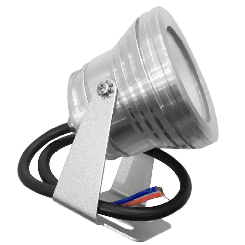 Открытый черный цвет чехол 10W 12v подводный светодиодный прожектор мыть бассейн