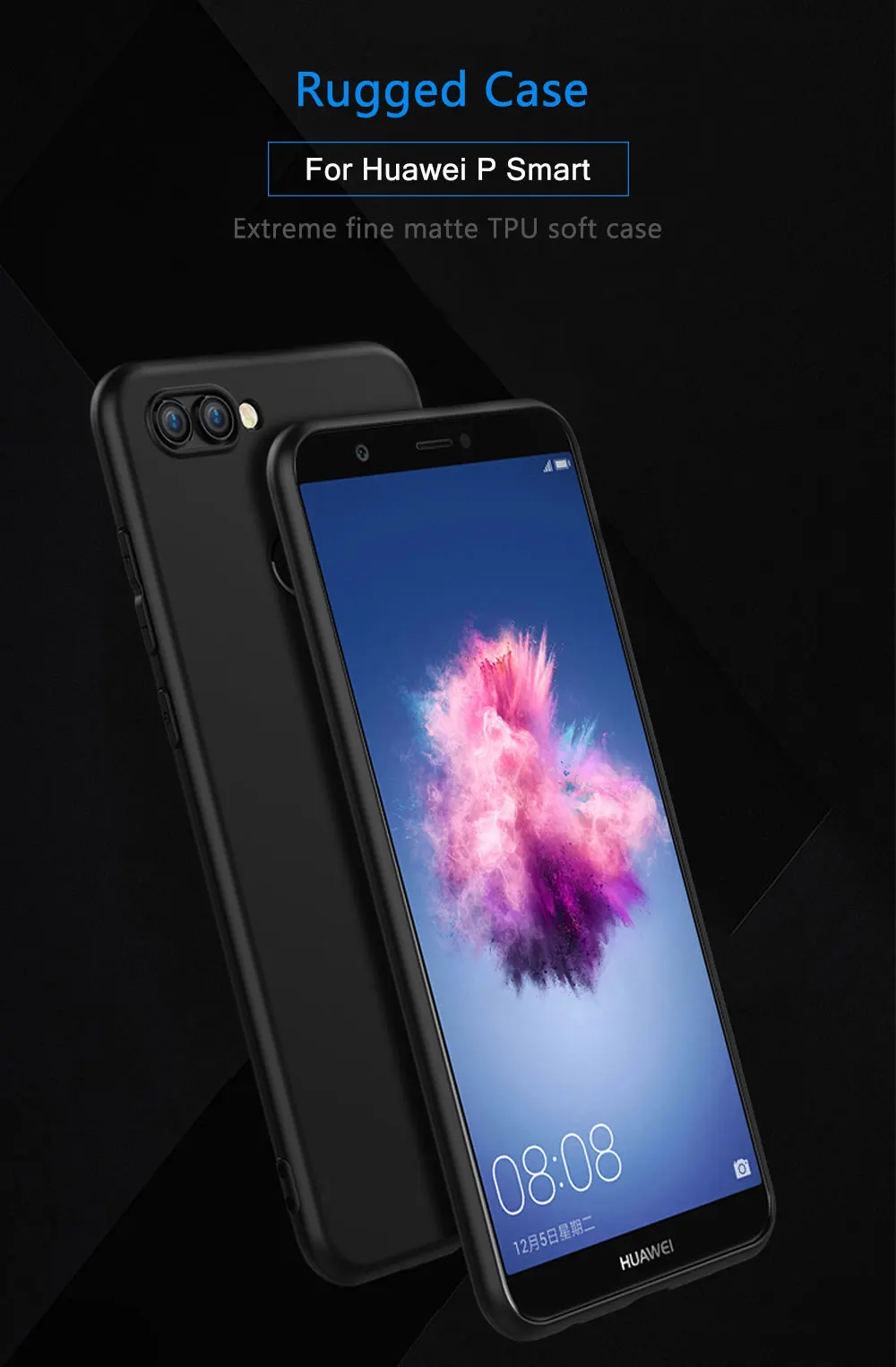 Для huawei P Smart чехол P Smart бампер противоударный защитный чехол матовый Силиконовый из ТПУ чехол для huawei P Smart