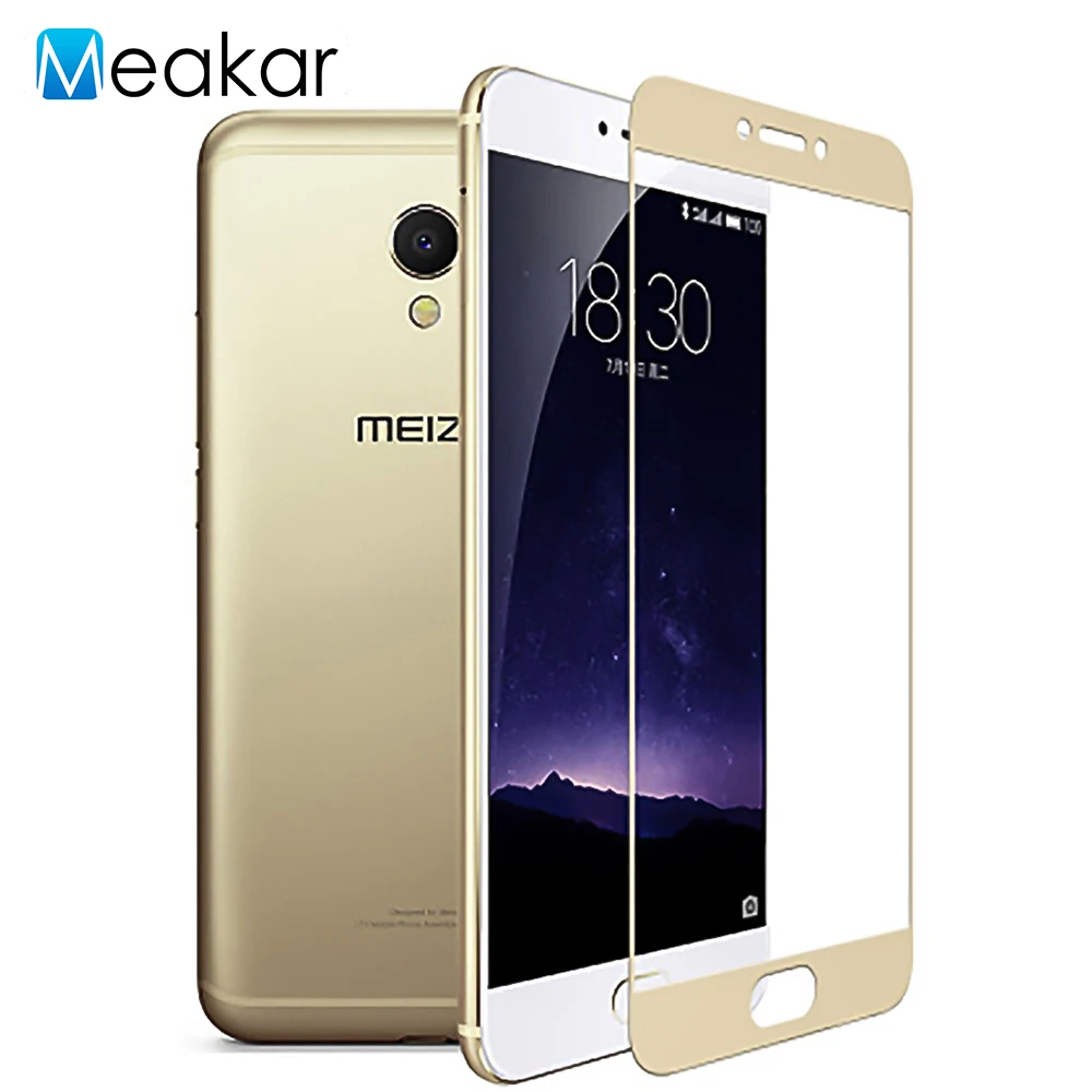 9H 2.5D полное покрытие 5 для Meizu Mx6 закаленное зеркальное телефона Mx 6 | Мобильные
