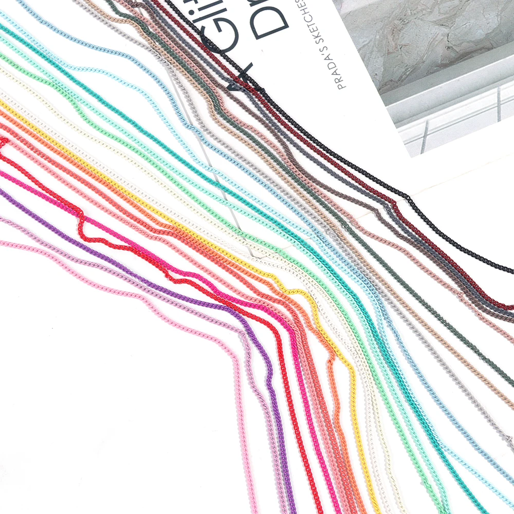 Металлическая цепочка для ногтей 6 цветов|Стразы и украшения| |