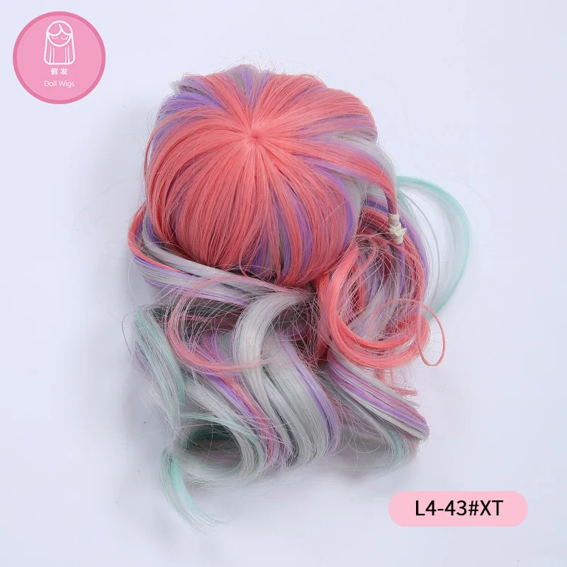 L4-43 XT BJD парик короткие волосы коричневый цвет высокая температура девушка для 1/4 BJD куклы для мальчика девочки Oueneifs куклы аксессуары - Цвет: L4-43 XT