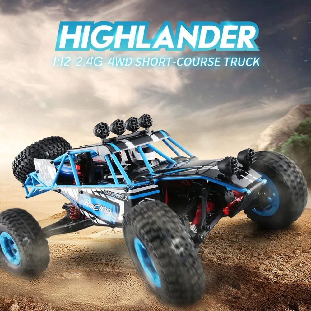 JJRC Q39 RC автомобиль HIGHLANDER 1:12 4WD RC пустынный грузовик RTR 35 км/ч быстрая скорость с высоким крутящим моментом Servo 7,4 В 1500 мАч LiPo внедорожные автомобили hi