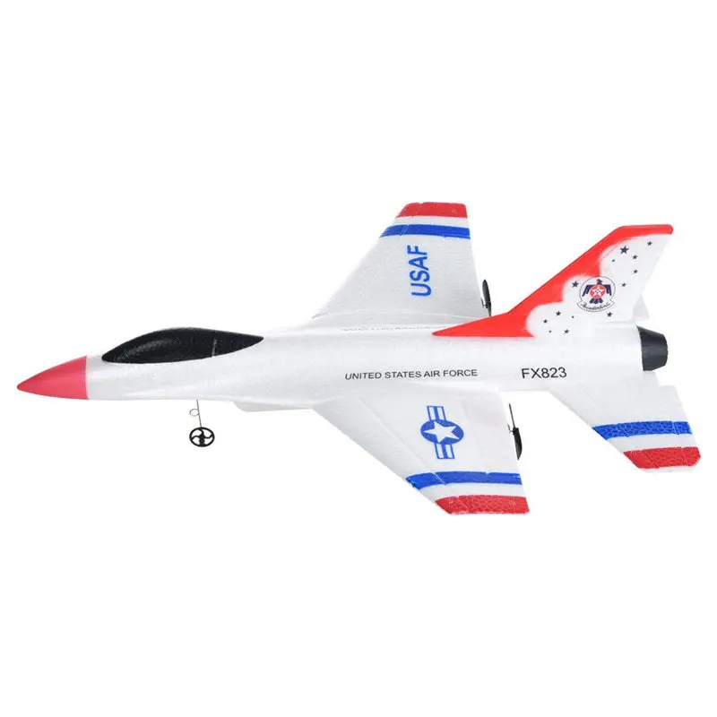 FX 823 2 4G 2CH RC самолет планер пульт дистанционного управления Самолет открытый