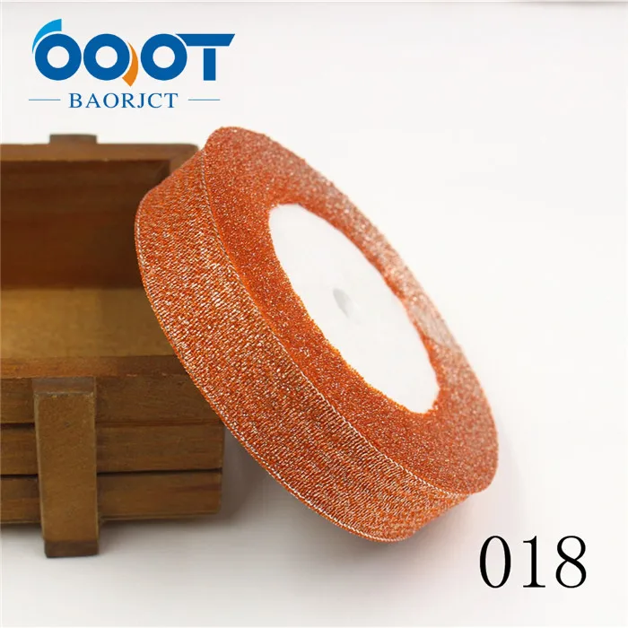 OOOT BAORJCT 1710185,20 мм 33 цвета дополнительно 25 ярдов зеленая луковая лента, свадебное платье лента, подарочная упаковка, DIY ручной материал - Цвет: 018