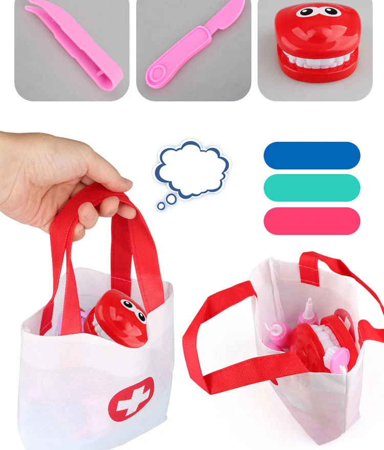 9 шт., игрушка для ролевых игр, стоматологическая проверка зубов, модель, набор, медицинский набор, Обучающие ролевые игры, моделирование, обучающие игрушки для детей
