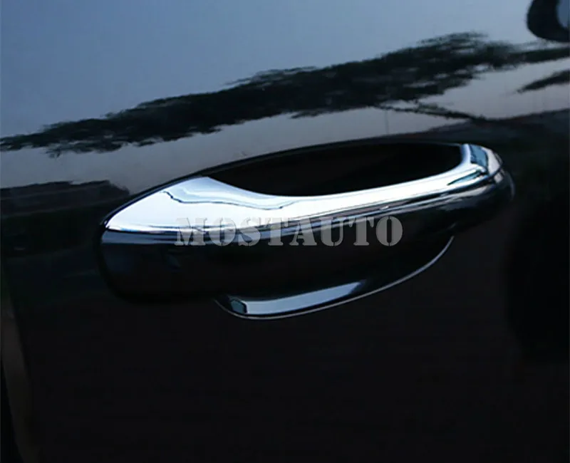 

For Porsche Macan Exterior Car Door Handle Trim Cover 2014-2018 4pcs Car Accessories Interior