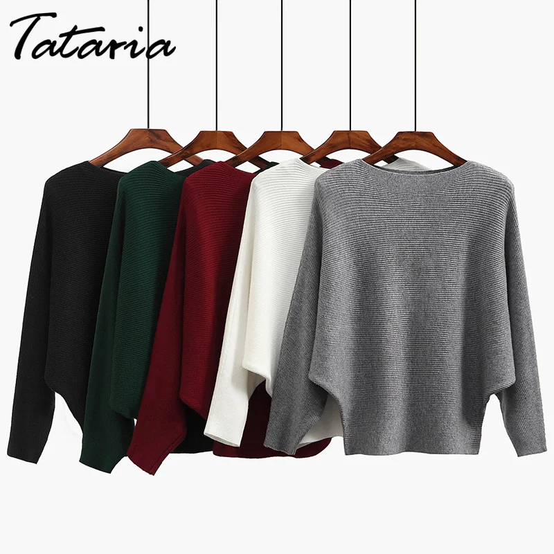 Oversized Female Sweater Women Pullover O Neck Knitted Sweaters For 2020 Knitwear Ladies Pull Femme Loose Womens Jumpers | Женская