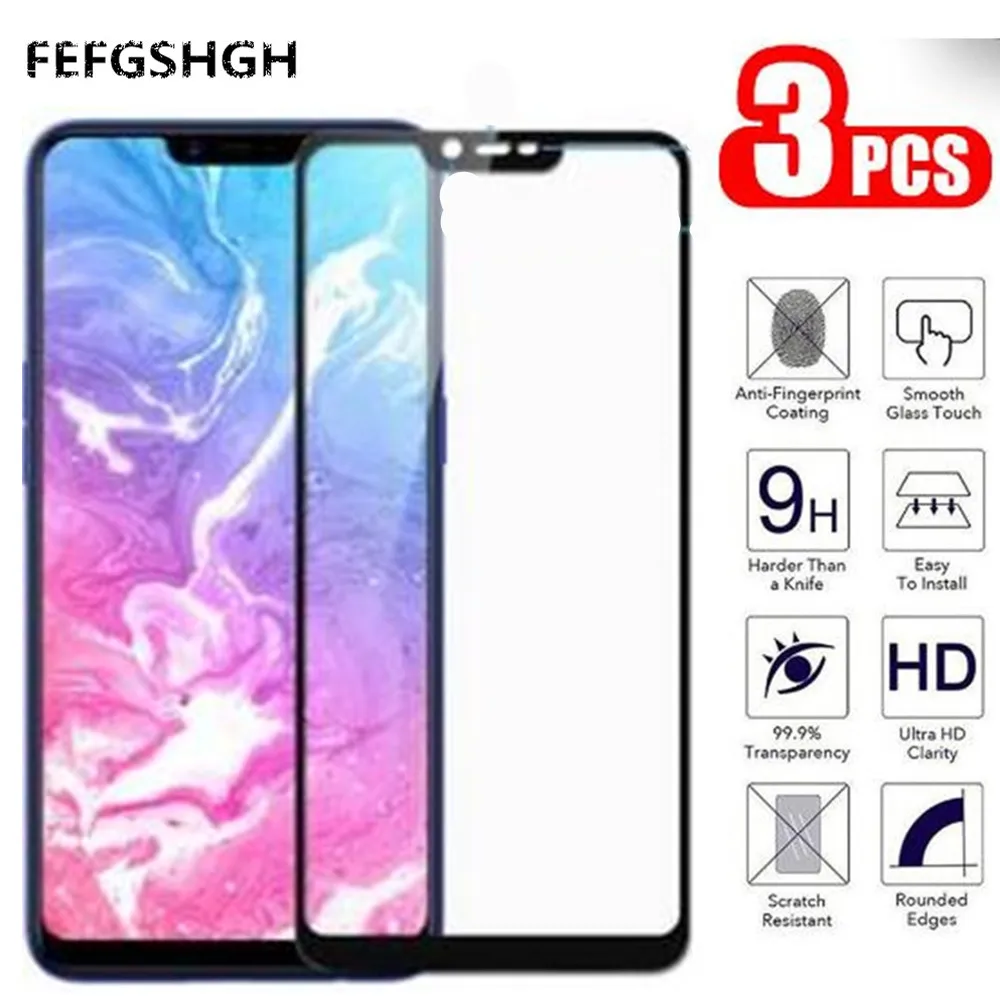 Защитное стекло закаленное для OPPO A3 A3S A5 A7 AX5 AX7 A50 A30 C1 F5 F7 AX5S AX3S|Защитные стёкла и