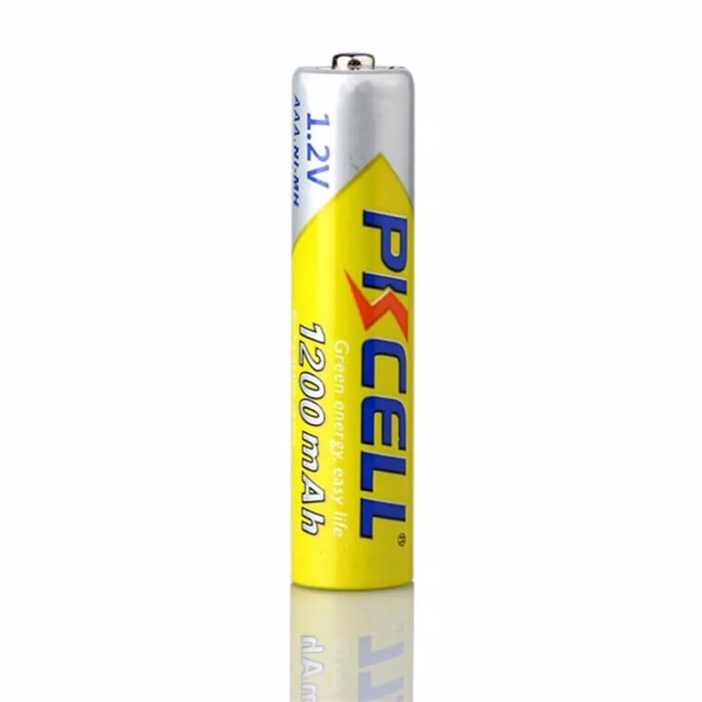 4 шт PKCELL 1200mAh Ni-MH батареи 1 2 V перезаряжаемый aaa-аккумулятор экологичный подходит