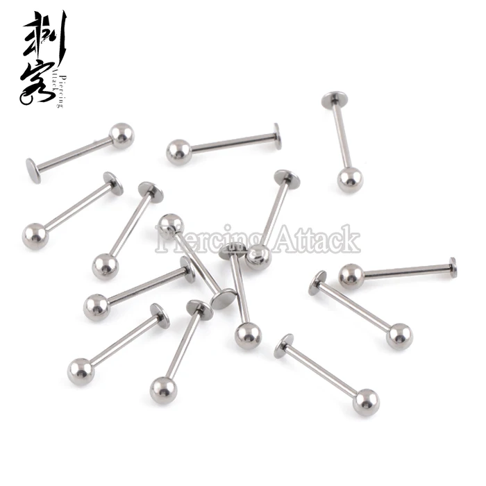 Хирургическое стальное кольцо для пирсинга губ 16 калибра набор из 100 шт.