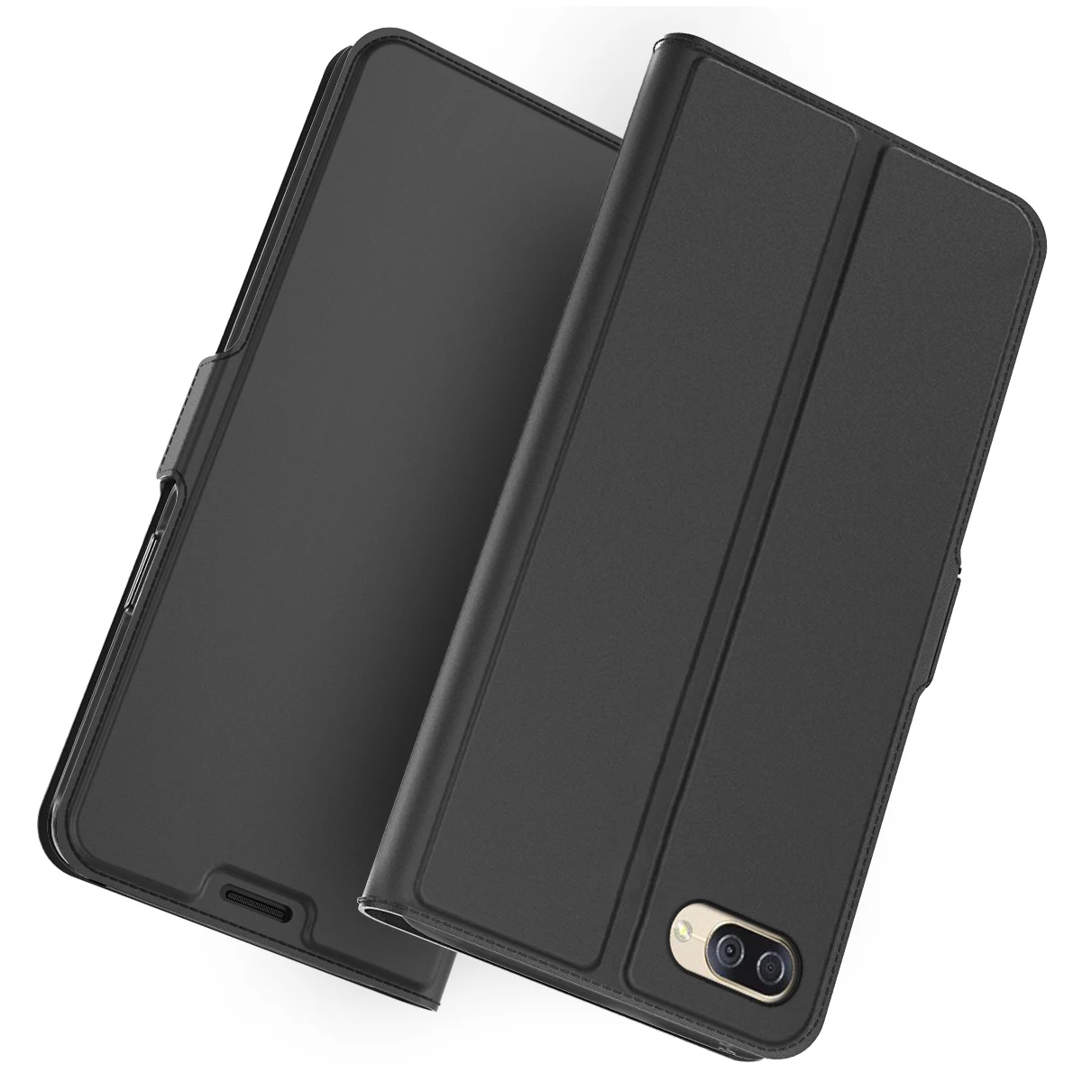 Black Для Asus ZenFone 4 Max ZC520KL ZC554KL Max Pro M1 ZB602KL кожаный чехол-книжка с подставкой для ZenFone 5 ZE620KL чехол со слотом для карт - Цвет: Black