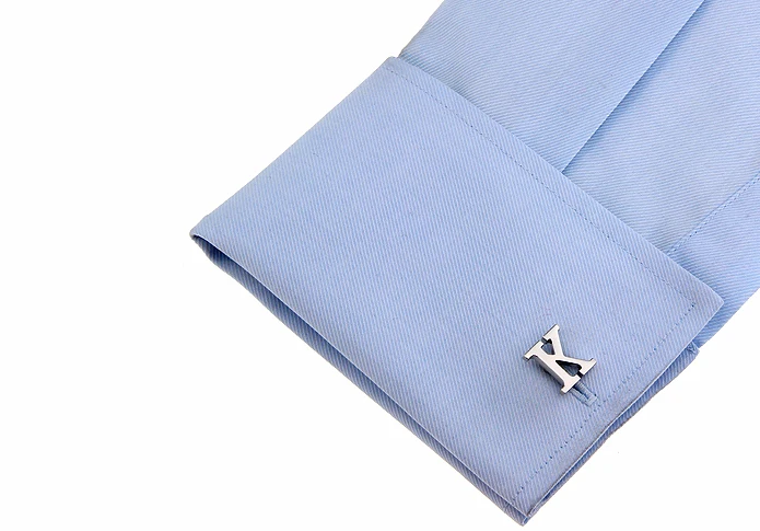 IGame буквы запонки качество латунный материал символ K дизайн Бесплатная