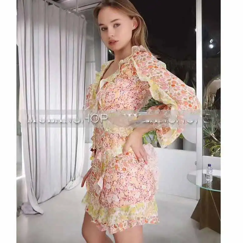 Богемный Вдохновленный сплайсированный летнее платье с вырезами панель