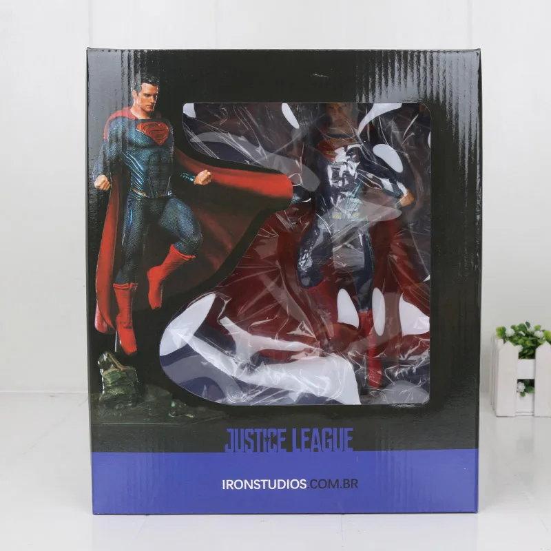 super with box Мстители Капитан Марвел 22-27 см танос Железный человек Человек-паук Дэнверс статуя ко железная Студия ПВХ Фигурки Игрушка Фигурка игрушка подарок - Цвет: super with box