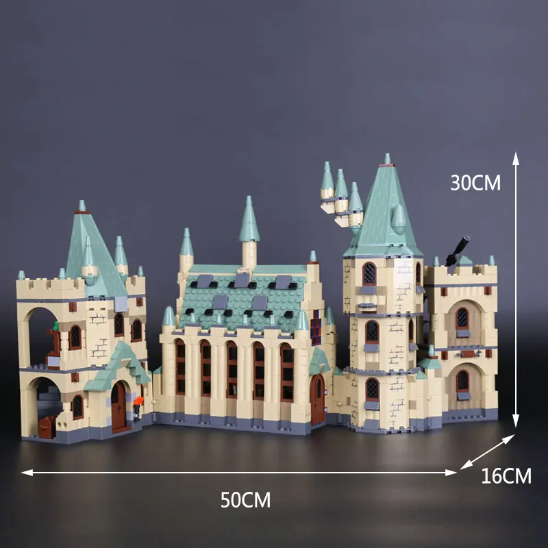 Новый 16030 хогварт замок 1340 шт. Творческий фильмы Building Block кирпичи совместимые