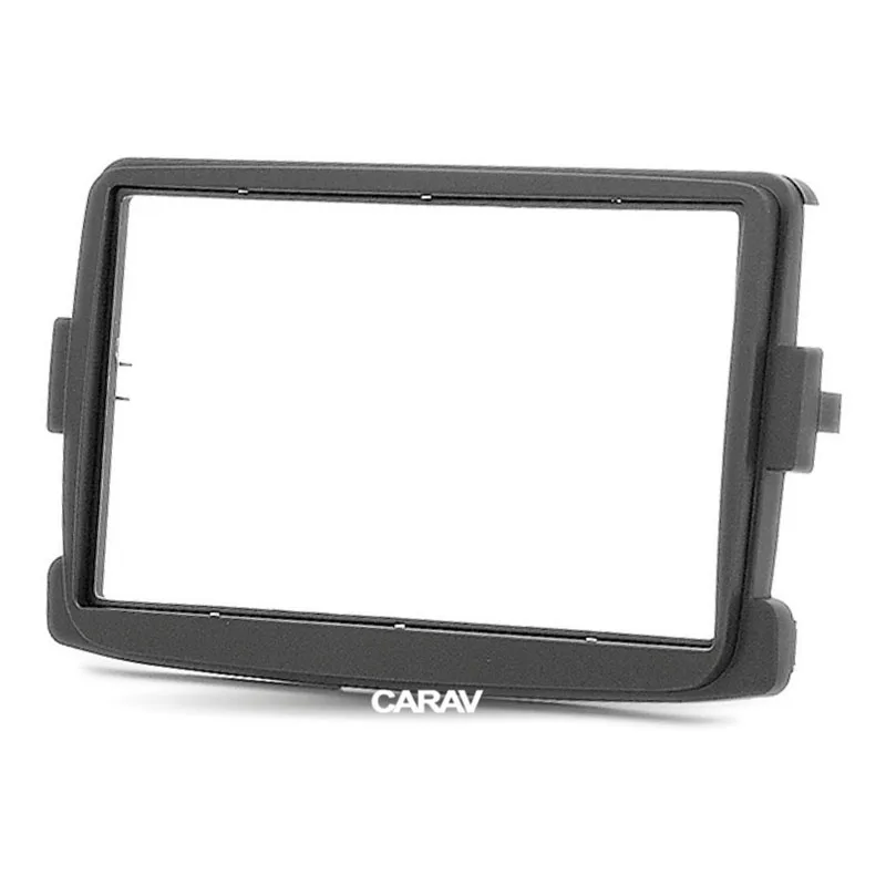 Радио фасции для RENAULT Duster Logan Captur Lodgy DACIA Duster двойной Din Радио DVD стерео CD панель тире крепление CARAV 11-297