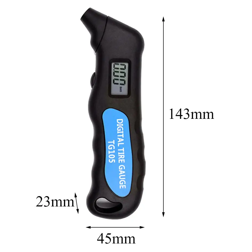 2019 High Quality Car Tire Pressure Guage Digital Bike Truck Auto LCD Meter Tester Tyre Gauge TG105 #277276 | Инструменты