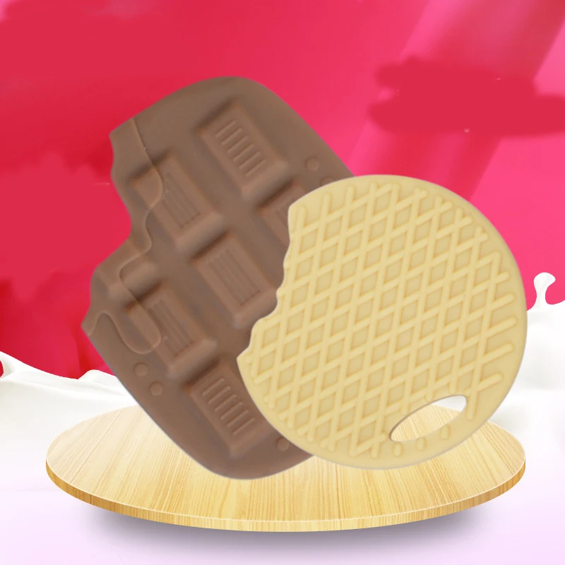 Нано-Серебряный кремнезем Прорезыватель для зубов игрушка безопасное зеркало с