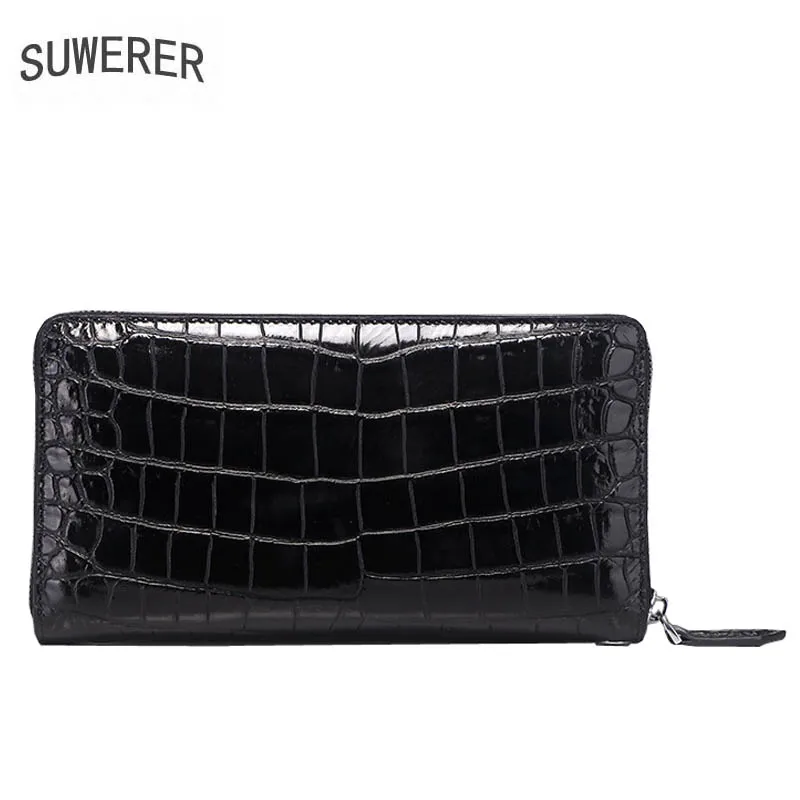 Сумка из натуральной воловьей кожи для мужчин модная сумка крокодиловой с узором